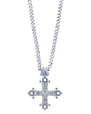 Bayemeyc Resh Charm Necklace - White