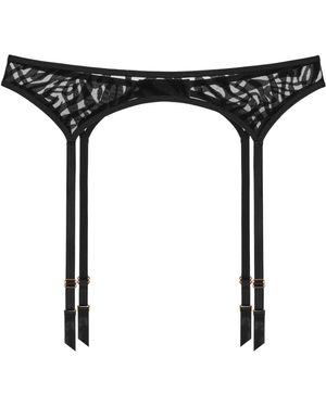 Perilla Lingerie Wanted Garter Belt - Black