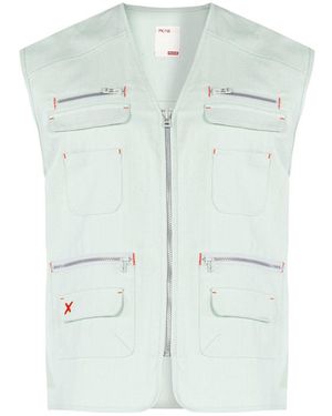 Pcfg Neutrals Free Heaven Vest With Pocket - Blue