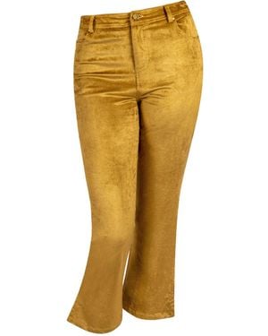 Why Mary My Go To Capri Trousers - Yellow
