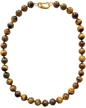 Smilla Brav Tigereye Necklace Wild Spirit - Black