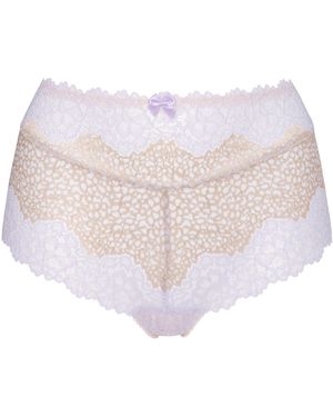 BonBon Lingerie Nymph High Waisted Full Brief - Pink
