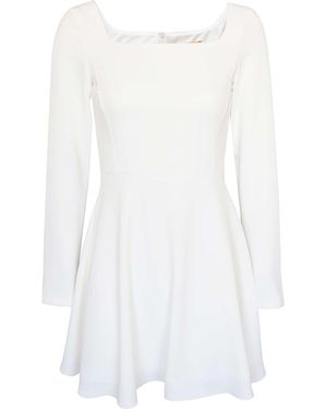 2KStyle Bianca Square Neckline Skater Mini Dress - White