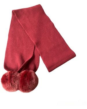 Lula-Ru Cashmere Scarf - Red
