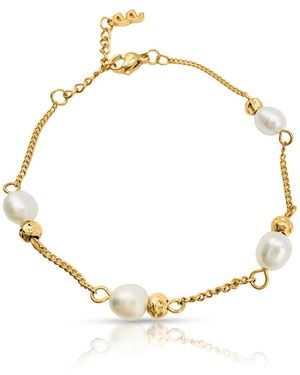 Evie Jewelry Off Court Pearl Bracelet - Metallic
