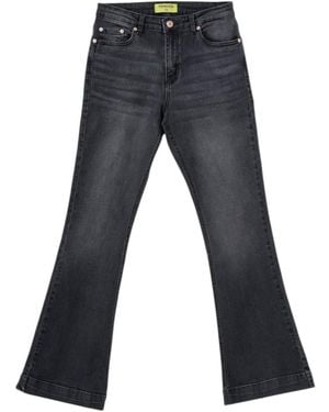 Din & Deen Trumpet Flare Jeans Collection - Black