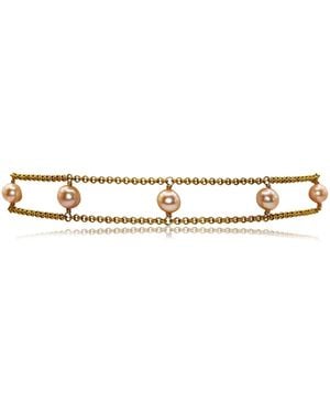 Marquise Swim Necklace - Metallic