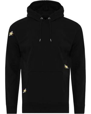 INGMARSON Bee Embroidered Hoodie - Black