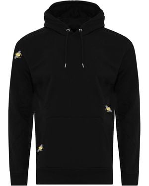 INGMARSON Bee Embroidered Hoodie - Black