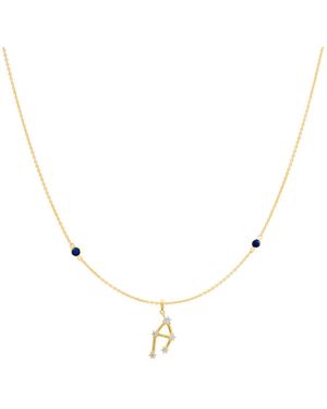 Lavani Jewels Zodiac Horoscope Sign Libra Constellation Necklace Gold - Metallic