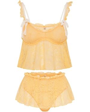 Wild Lovers Delphine Lounge Set - Yellow
