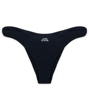 Poetry by Locals Isabela High Leg Bikini Bottoms - Blue