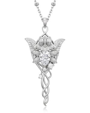 Azura Jewelry New York Evenfall Star Topaz Necklace Vermeil - Metallic