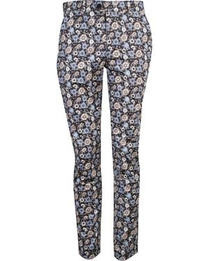 lords of harlech Jack Lux Groovy Floral Pant - Blue