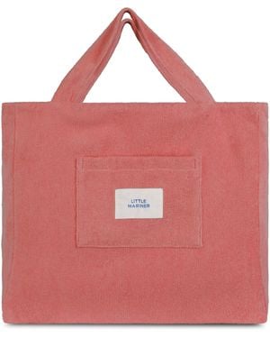 Little Mariner Dusty Rose Terry Bag - Red