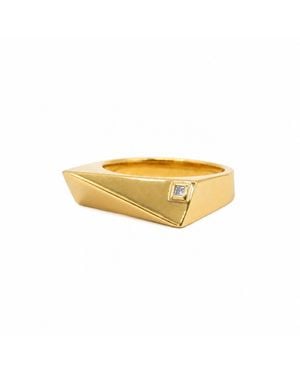 Cier Flex Diamond Ring - Yellow