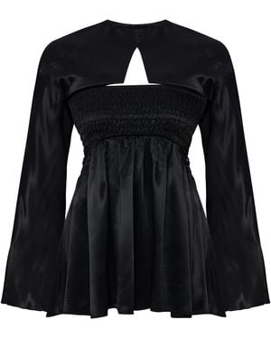 Pcfg Long Sleeve Mini Dress - Black