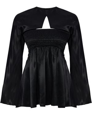 Pcfg Long Sleeve Mini Dress - Black