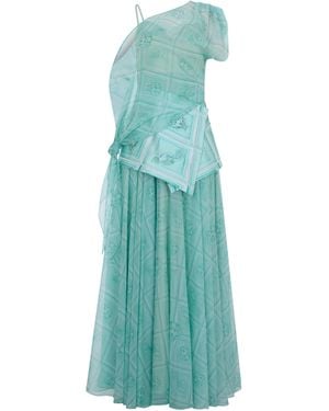 Tuba Ergin Tauria Maxi Dress - Green