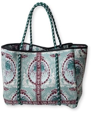 Pop Ups Brand Everyday Tote Pop Ups Scarf - Blue