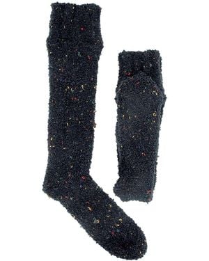 Maison Bogomil Long Knit Socks - Blue