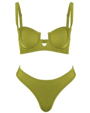 Cherina Beachwear Llc Coco Bikini - Green