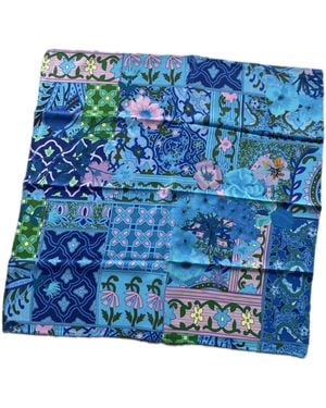 Introvertie VIENNA Silk Scarf - Blue