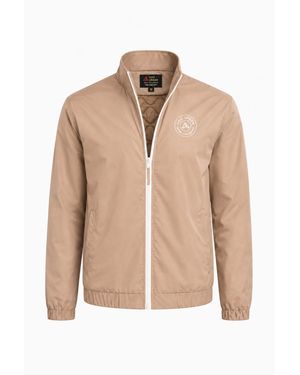 Chic Urban Neutrals Apex Track Jacket - Natural