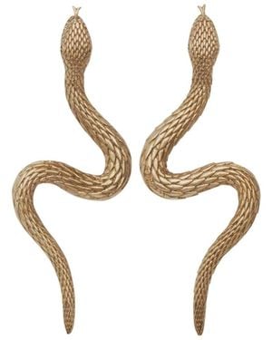 Zeworks Naga Earrings - Metallic