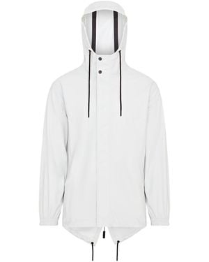 Parka London Holloway Mid-Length Rain Parka - White