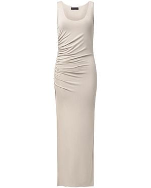 Audrey Vallens Neutrals Selene Viscose Dress - Natural