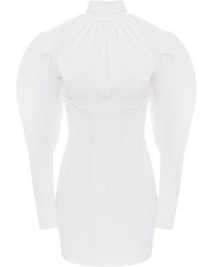 Serotoninn Mini Corset Dress - White