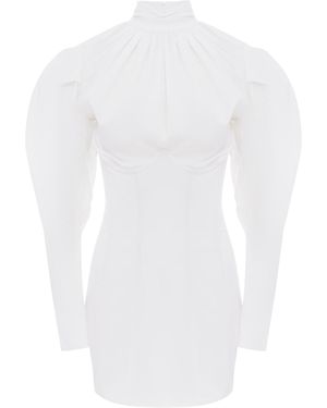 Serotoninn Mini Corset Dress - White