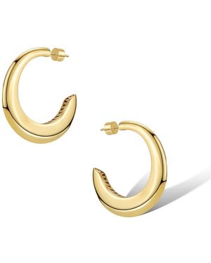 Retro Chic Sunlight Earrings - Metallic