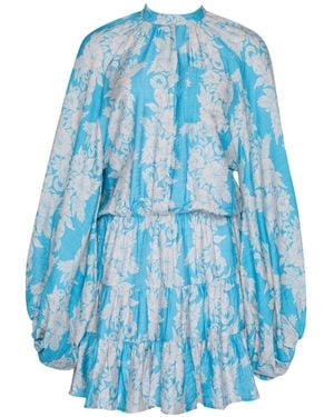 STATE OF GEORGIA The Nirvana Mini Flare Hibiscus - Blue