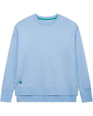 Lounge Longline Sweatshirt Light - Blue