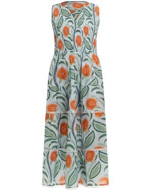 Bindu Nadia Dress - White