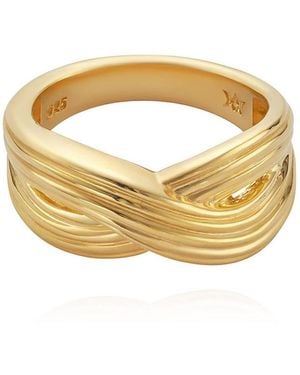Cote Cache Infinity Ring - Metallic
