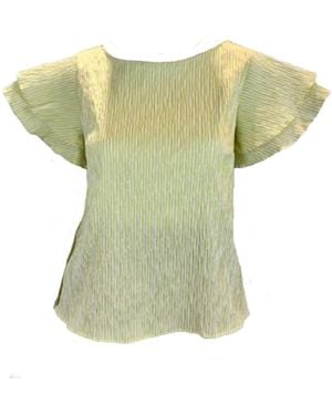 SNIDER Lily Short Sleeve Top - Green