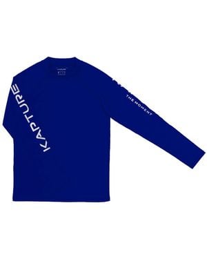 Kapture Dayglow Comfyfit Recycled Rashguard - Blue