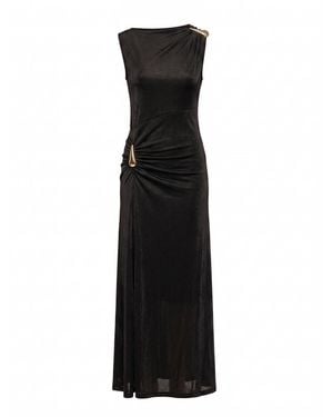 Tantra Spain Sl Long Dress With Draping - Black