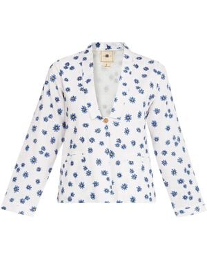 Em & Shi Daisy Day Blazer - White