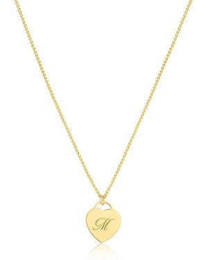 SET & STONES Alice Initial Necklace - Metallic