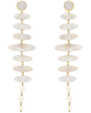 Lavani Jewels Zenith Earrings - White