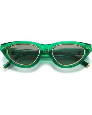 Walton & Mortimer The Widowmaker Poison Limited Edition Sunglasses - Green