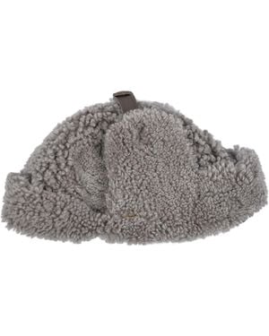 Owen Barry Sheepskin Curly Trapper Suki - Grey