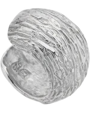 LINYA JEWELLERY Fery Striped Cartilage Earring - Grey