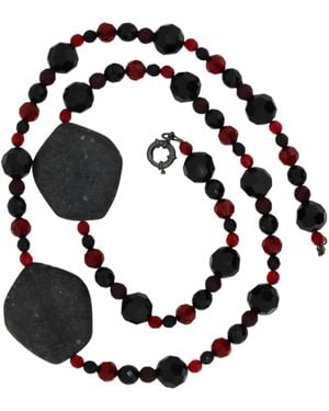 Vickisarge Vampire's Lair Tombstone Necklace - Black