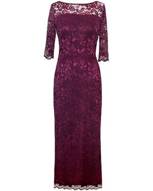 Alie Street London Lila Lace Gown - Purple
