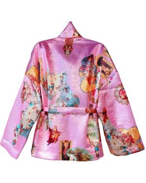 Maxjenny Square Boxy Jacket - Pink